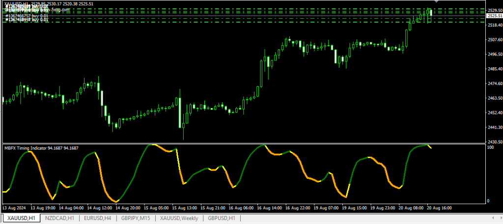 MBFX Timing Indicator